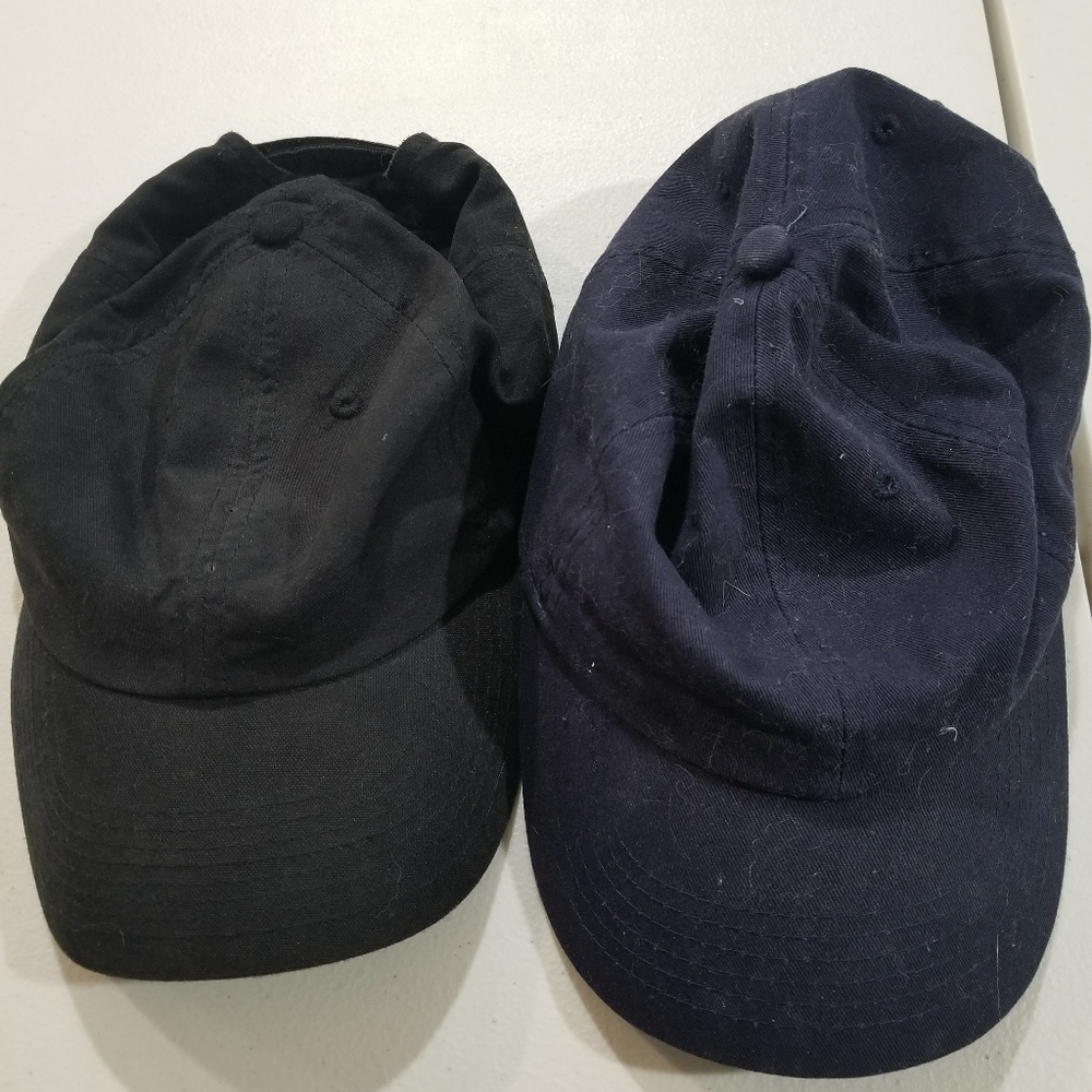 Black and Navy hats